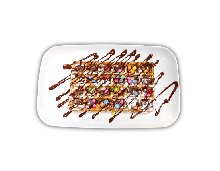 Gaufre gourmande pour le goûter, bar de Game Parc à Poitiers