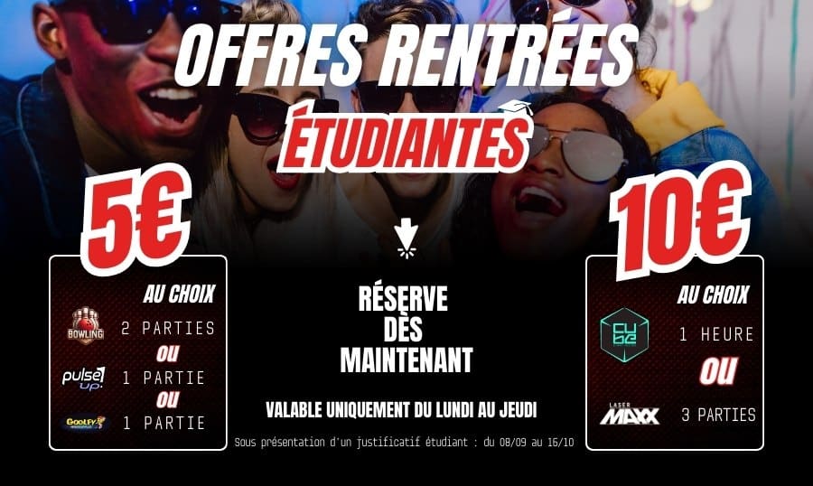 Affiche Promos Rentrée étudiants - 2025